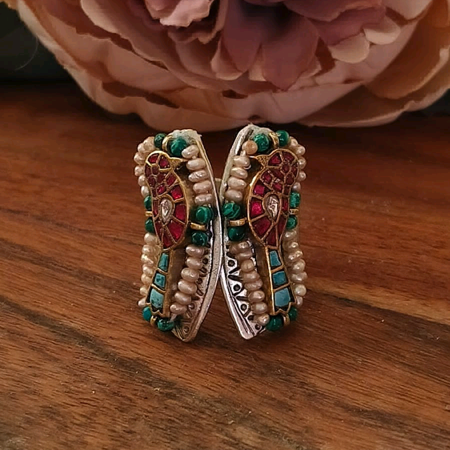 Ghrana Twin Birds Ring